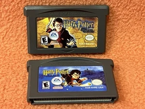 Harry Potter Sorcerer's Stone & Chamber Secrets Nintendo Game Boy ¡Lote Auténtico! - Imagen 1 de 4