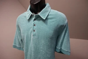 Carbon 2 Kobalt Frottee Poloshirt Dark Aqua Kurzarm Herren Größe Large - Bild 1 von 9