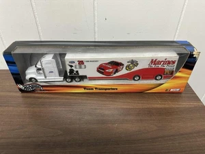 2000 Hot Wheels Team Trasporters 25 Nascar Marines The Few The Proud Toy - Picture 1 of 3