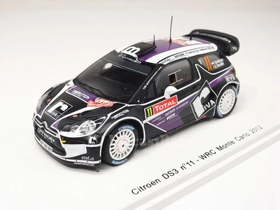 1:43 Spark Citroen Ds3 Wrc #11 Rally Montecarlo 2012 P.Van Merksteijn S3329 Mode - Immagine 1 di 2