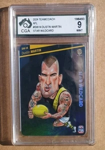 Dustin Martin Star Wildcard Teamcoach 2024 - CGA 9 MINT not PSA - Picture 1 of 2