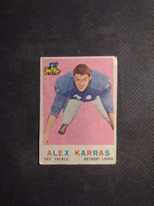 1959 Topps #103 Alex Karras Rookie Detroit Lions HOF F/G - Bild 1 von 2
