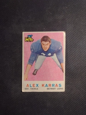 1959 Topps #103 Alex Karras Rookie Detroit Lions HOF F/G - Image 1 of 2