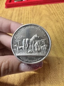 MEDAGLIA SOCIETÀ ZOOTECNICA TORINO CONCORSO SAVIGLIANO 1891 ARGENTO SS - Imagen 1 de 2