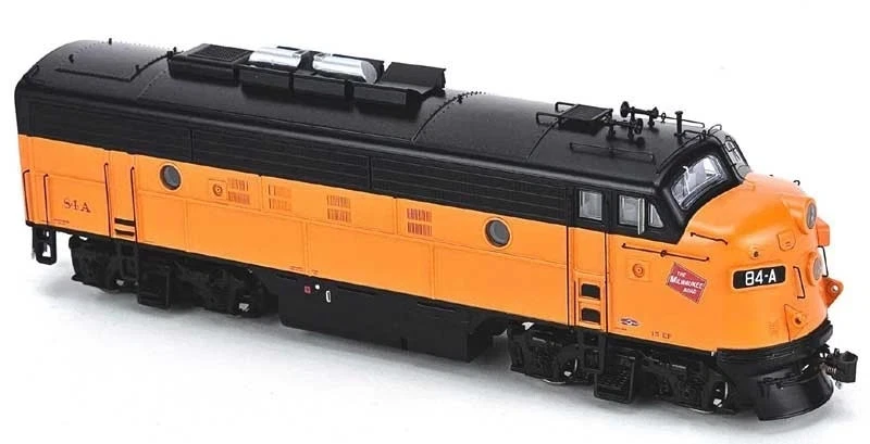 Bowser 24606 HO EMD F7A w/LokSound & DCC Milwaukee Road #84A orange, black - Image 1 of 1