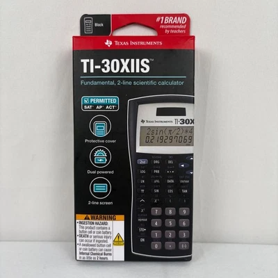 Texas Instruments TI-30XIIS Scientific Calculator Dual Power 2-Line Screen NIB - Image 1 of 3