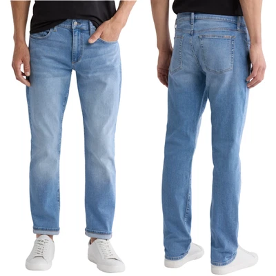 Pantalones de mezclilla rectos y estrechos Joe's Jeans Brixton para hombre 32 azul bisel elástico nuevos con etiquetas Foto 1 de 4