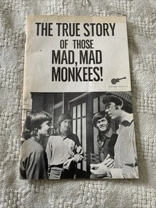 RARO 1960 The True Story of Those Mad Monkees LIBRO grupo musical pop - Imagen 1 de 3