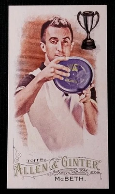 2016 Topps Allen & Ginter Paul McBeth RC #249 Mini Disc Golf Rookie - Image 1 of 4