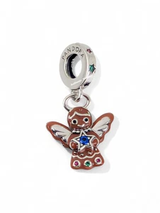 Neu 100 % echt Pandora 925 Mein Schatz Lebkuchen Engel Charm 794247C01 - Bild 1 von 10