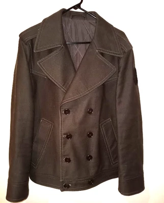 Mens large William Rast Double Breasted Jacket Peacoat EUC - Image 1 of 4