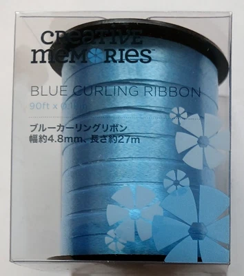Cinta rizadora azul Creative Memories (90/pies), Navidad, cumpleaños, regalos, etc. Foto 1 de 4