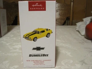 2025 HALLMARK KEEPSAKE ORNAMENT 1976 CHEVROLET CAMARO BUMBLEBEE TRANSFORMERS - Picture 1 of 16