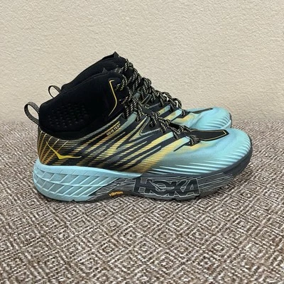 Zapatos para correr Hoka One One Speedgoat Mid 2 GTX 1106533 azules para mujer talla 11 al aire libre Foto 1 de 4