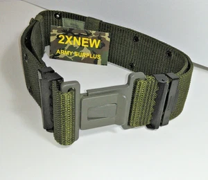 NEU MILITÄR GÜRTEL ÜBERSCHUSS ARMEE USMC GRÜN PISTOLE WEB UTILITY GÜRTEL LARGE - Bild 1 von 5