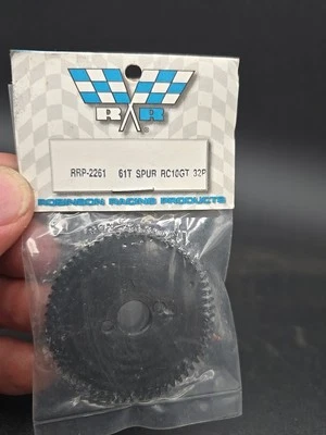 Robinson Racing Products Spur Gear Team Associated RC10GT 61T Custom Works Nitr Foto 1 de 3
