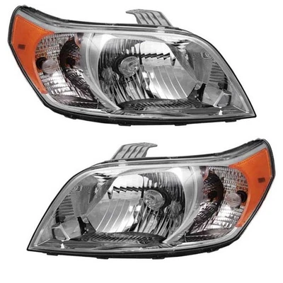 For 10-11 Aveo5 Front Halogen Headlight Headlamp Head Light Lamp w/Bulb PAIR SET — 第 1/4 张图片