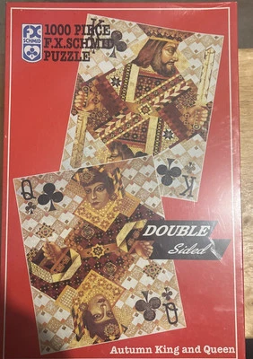 Autumn  King & Queen - Double Sided 1000 Pc  FX Schmid Jigsaw Puzzle  NEW MIB - Image 1 of 2