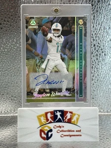 2022 Panini Luminance Jaylen Waddle #61 Auto /15 SSP Dolphins 🐬 - Picture 1 of 10
