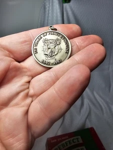 Vintage John Deere 140 Jahre Pflüge in Moline Medaille Medaillon - Bild 1 von 2