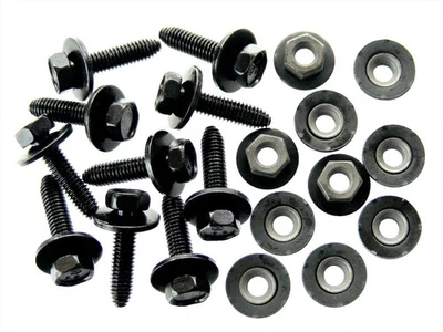 DODGE TRUCK Body Bolts & Nuts- M6-1.0 x 25mm Long- 10mm Hex- 20pcs (10ea)- #122 - Image 1 of 4
