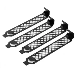 AEROSLOTS Gen2 4-Pack Vented Expansion Slot Covers, Black, SST-AEROSLOTS2B - Picture 1 of 5