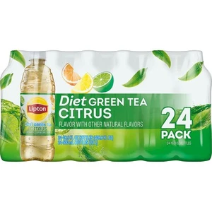 Lipton Diät grüner Tee mit Zitrusfrüchten - 24/16,9 Unzen Flaschen - Bild 1 von 4