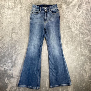 Judy Blue Flare Jeans Women’s Size 5/27 Blue Medium Wash Denim - Picture 1 of 8