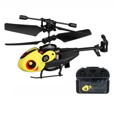 Mini helicopter fall-resistant remote control pocket fingertip children's toy-02 - Image 1 of 4