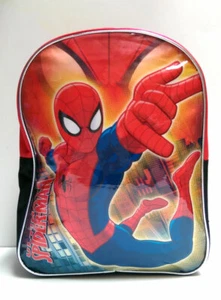 15" Backpack Marvel AMAZING SPIDER-MAN Kids Boys School Bag NEW - Picture 1 of 5