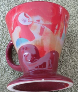 Linda Frichetl Tasse 1999 Frangelico Likör Halbbecher Kaffee Narr Karneval - Bild 1 von 4