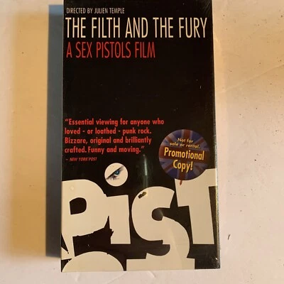 The Filth And The Fury - A Sex Pistols Film VHS PROMO DEMO BRAND NEW SEALED - Image 1 of 2