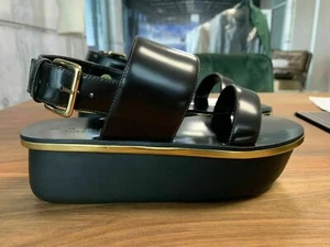 Marni Iconic Wedge Platform Sandals Shoes 40 - Picture 1 of 11