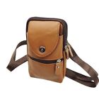 Unisex Leather Phone Pouch Bag Mini Outdoor Stylish Holiday Travel Belt Pouch