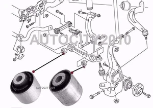 JUEGO DE CASQUILLOS BRAZO DE CONTROL INFERIOR DELANTERO DERECHO O DERECHO PARA AUDI A4 A5 A6 11-15 - Imagen 1 de 1