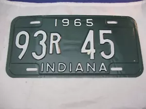 TARGA INDIANA 1965 - Foto 1 di 3