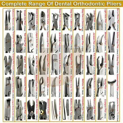 MEDENTRA All Orthodontic Detailing Step Plier Loop Forming Wire Bending Cutter Distal End