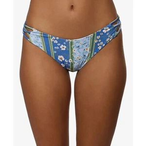 O'Neill CLASSIC BLUE Juniors' Penny Kaanapali Bikini Swim Bottom, Size M - Picture 1 of 3