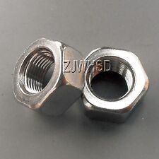 2pcs M16 X 1.5 Mm Pitch Stainless Steel Left Hand Fine Thread Hex Nut Metric