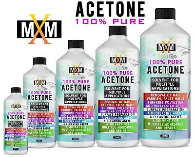 100% Pure Acetone Superior Quality Nail Polish Remover UV/LED GEL FAST DELIVERY • 3.63£