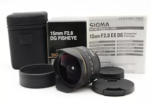 Barely Use SIGMA 15mm f/2.8 EX DG Fisheye Lens for Nikon F Mount Fron Jp 2417904 - Picture 1 of 12