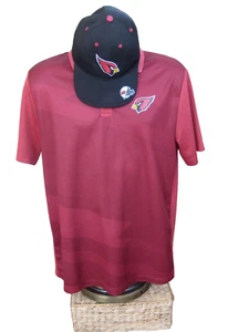 Camisa Polo Roja ARIZONA Cardinals TX3 Talla L y Negra Ajustable Gorra de Béisbol - Usada en Excelente Condición - Imagen 1 de 12