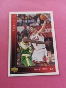 Toni Kukoc Chicago Bulls Karte Nba Upper Deck 1993-94 #5 - Bild 1 von 2
