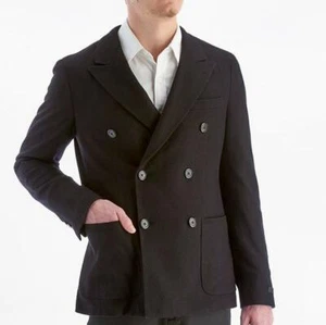 NEW PRADA Men's Cashmere Peacoat (Size 42 R) - MSRP $2,500.00! - Picture 1 of 5