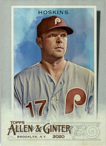 2020 Topps Allen and Ginter Silver #9 Rhys Hoskins