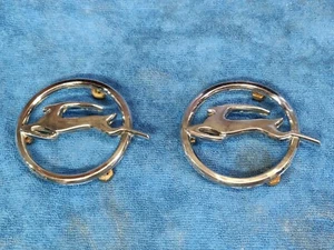 PAIR Original 1962-1964 Chevrolet Impala Emblem 4877314 Vintage OEM EMBLEMS - Picture 1 of 14