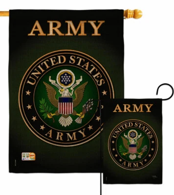 Army Garden Flag Armed Forces Decorative Small Gift Yard House Banner - Image 1 of 4