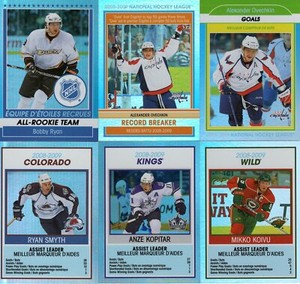 2009-10 O-Pee-Chee INSERTS-GOALS/ACTION/RECORD BREAKERS/ASSIST LEADERS-YOU PICK