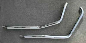 Chrome 40" Long, 2" dia. Drag Pipes for Harley FXR 1984-1999 - Picture 1 of 1