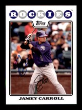 2008 Topps - Jamey Carroll - On Card Autograph